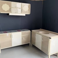 كاونتر ٣ قطع • ارضى وملحق ١٫٥م • سنك ١٫٢م