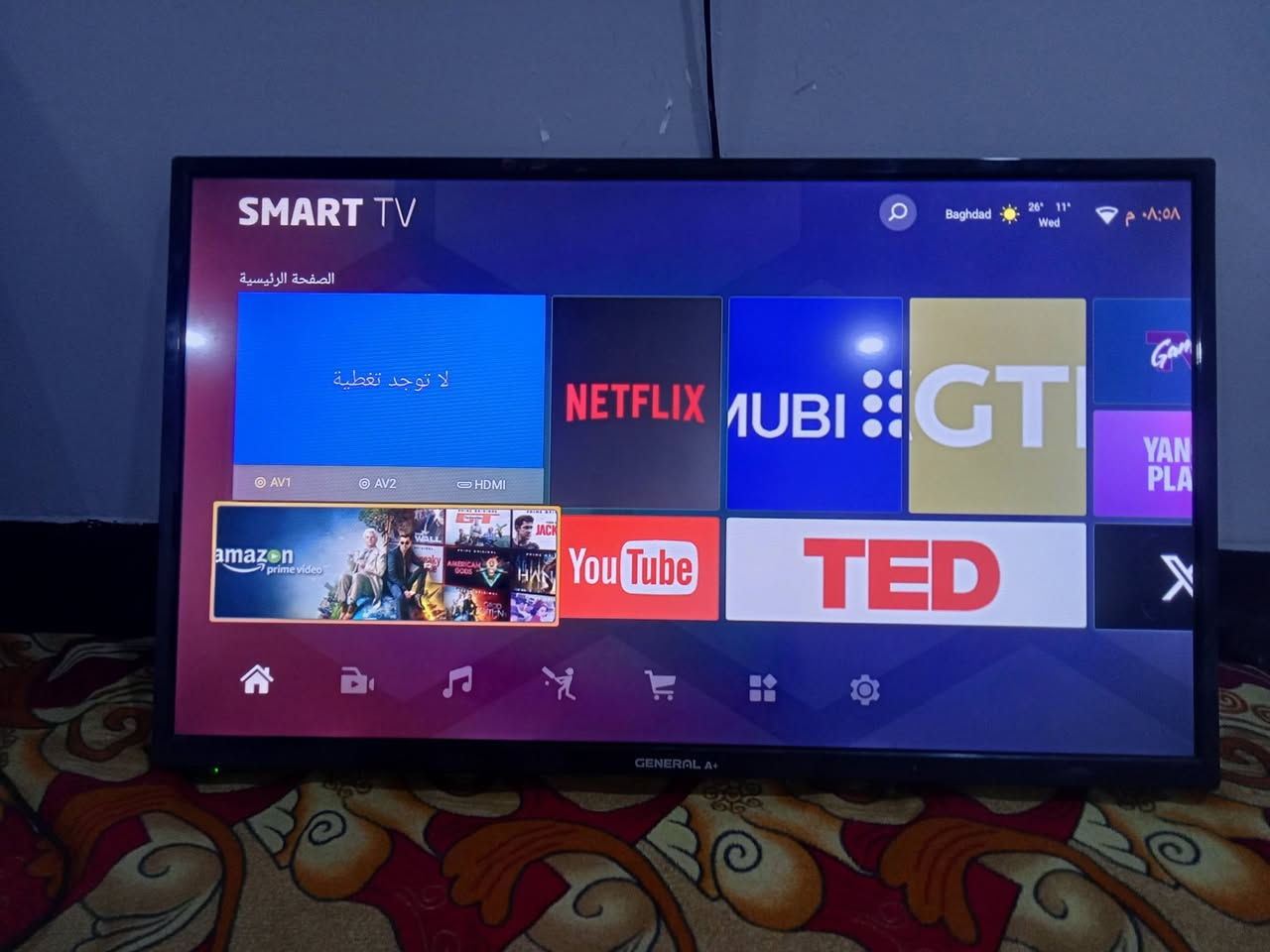 السلام عليكم لدينا شاشه للبيع حجم 32 جنرال انترنت فول نظيفه حيل صورتها رقم واحد وانترنت سريع سعرها من الاخير بدون معامله قفلها قفلها قفلها من الاخير 65 و المراسله على الخاص او الاتصال على الارقام التاليه
***********
***********
وكورك بيه واتساب
