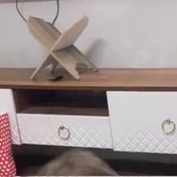 قاطع BVC ٢م×١٫٨م • ميز تلفزيون ١٫٥م×٣٠سم • حي المعلمين النجف