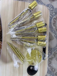 ثريا حديد • ذهبي • إضاءة