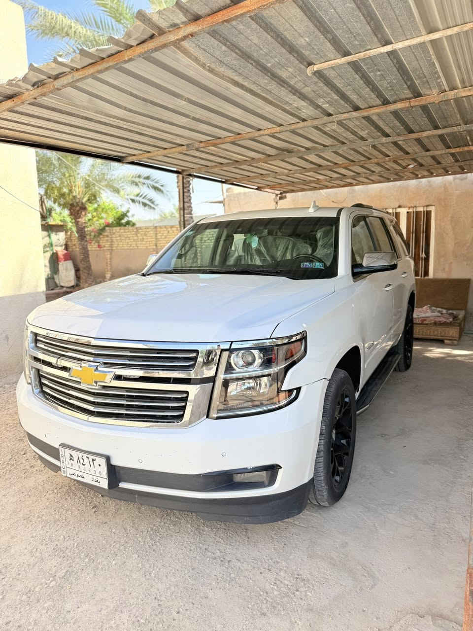 السلام عليكم تاهو للبيع ٢٠١٩ LTZ فول برايمر رقم بغداد بسمي تحويل ثاني يوم سياره بيها قطعه وحده فقط رش الباقي كفااله سياره كلش جديده مكينه 5300  ماشيه ٩٧ ألف سيارة كلش جديده تخم تاير قبل سبوع شاده جاهزه للأخير مكان بابل البكرلي *********** سعر ٣٨٠ وبيه مجال
