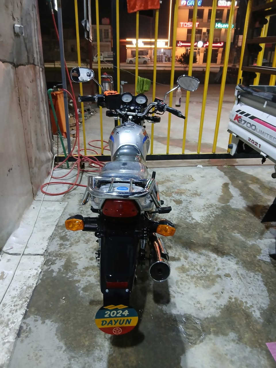 سلام عليكم دايون عضم موديل 23 اوراق اصولي محرك ما مفتوح الدراجه ماشيه بس  16 الف  الدراجه مكفوله ب1450 رقم ***********
