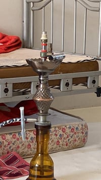 نركيلة بابلية • فنجان سيراميك • معسل انكليزي