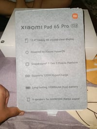ايباد شاومي باد 6s pro * الشاشة� - 144 هرتز  * �الذاكرة الداخلية�512 ج...