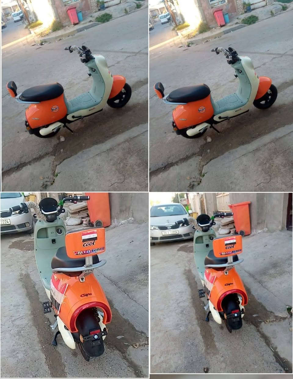 السلام عليكم دراجة شحن كاملة من كل النواحي
سويجين+بصمتين+كارتين تشغل 
غراظ كاملةكهربائيات شغالة السعر 350وبي مجال للشراي راسلني وبيك خير وتدلل 
هذا رقمي ***********عدي واتساب
وصل شراء موجود
