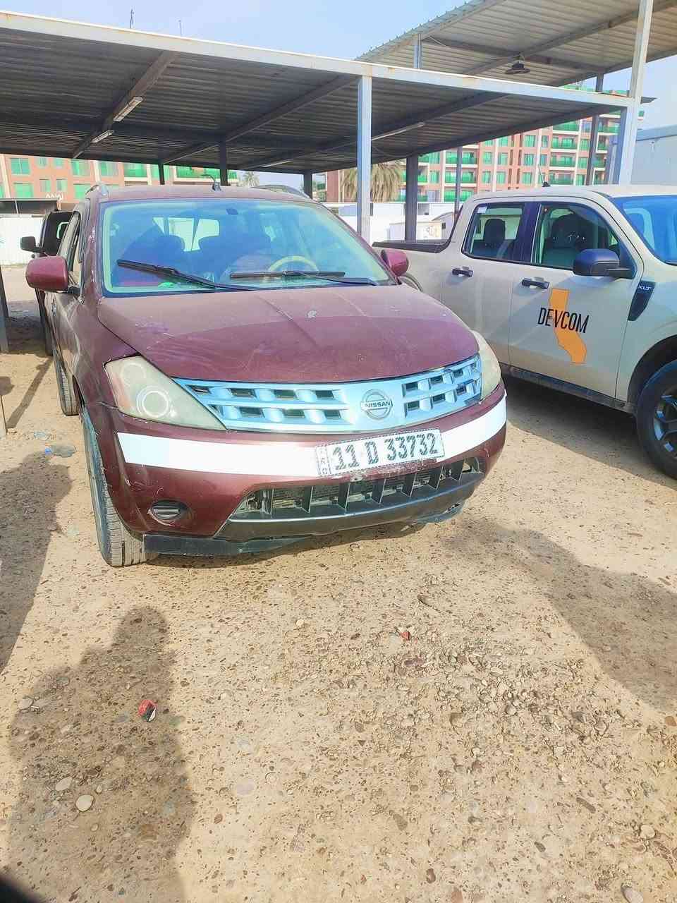 السلام عليكم نيسان مورانو 2008 فول واحد على واحد كشنات كهرباء السائق والصدر فتحه بالسقف بس يرادله صيانة الفتحة ماطور شغال  وارد امريكي مثل ما موجوده بالصوره نظافة 80% سياره نقصه تبريد محرك محور (يابان كامري ابو الجف) درايم بلاد مو لحيم سستم سماعات وكهربائيات شغاله فول السعر $65وبيه مجال الرقم *********** واتساب
