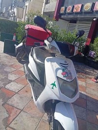 دراجة سكنس محرك خير من الله دبلات رياضي شغالة سلف هندر باتري جديد تاير...