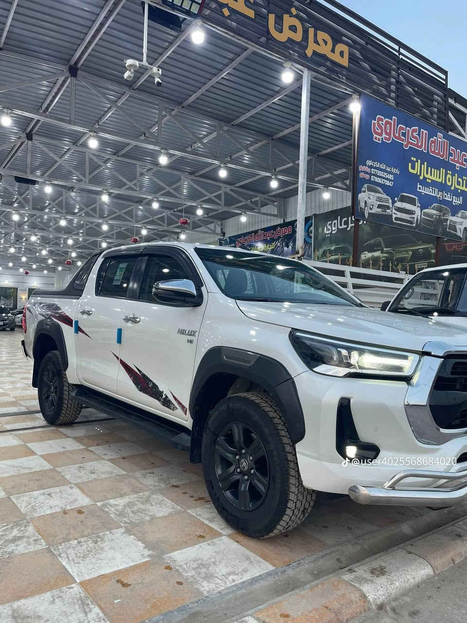 للبيع هايلوكس 2022  6سلندرTRD  كفاله عامه تخم تاير جديد ماشيه 105سيارة على وضع الشركه 
مكان بابل 
***********
