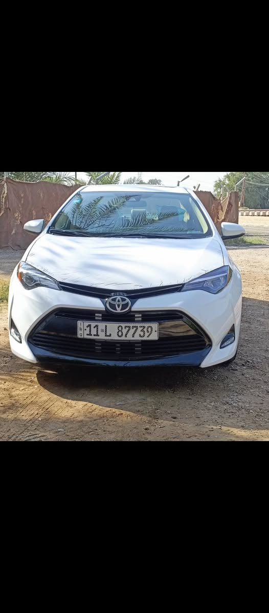 السلام عليكم كورلا موديل 2018 وارد امريكي رقم بغداد بأسمي سنويه حادث بابين عكس السائق  ماكان السياره المحموديه السعر 125$
***********
***********
