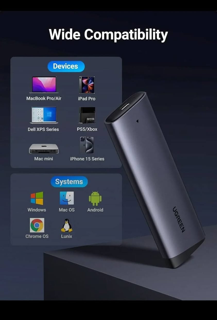 رام هارد ماركة يوكرينيوجرين، 10 جيجابايت في الثانية M.2 SSD إلى محول/قارئ USB، حاوية


**إذا كنت صاحب هذا الإعلان وتريد حذفه لأي سبب، رجاءا أرسل رسالة إلى الدعم الفني**