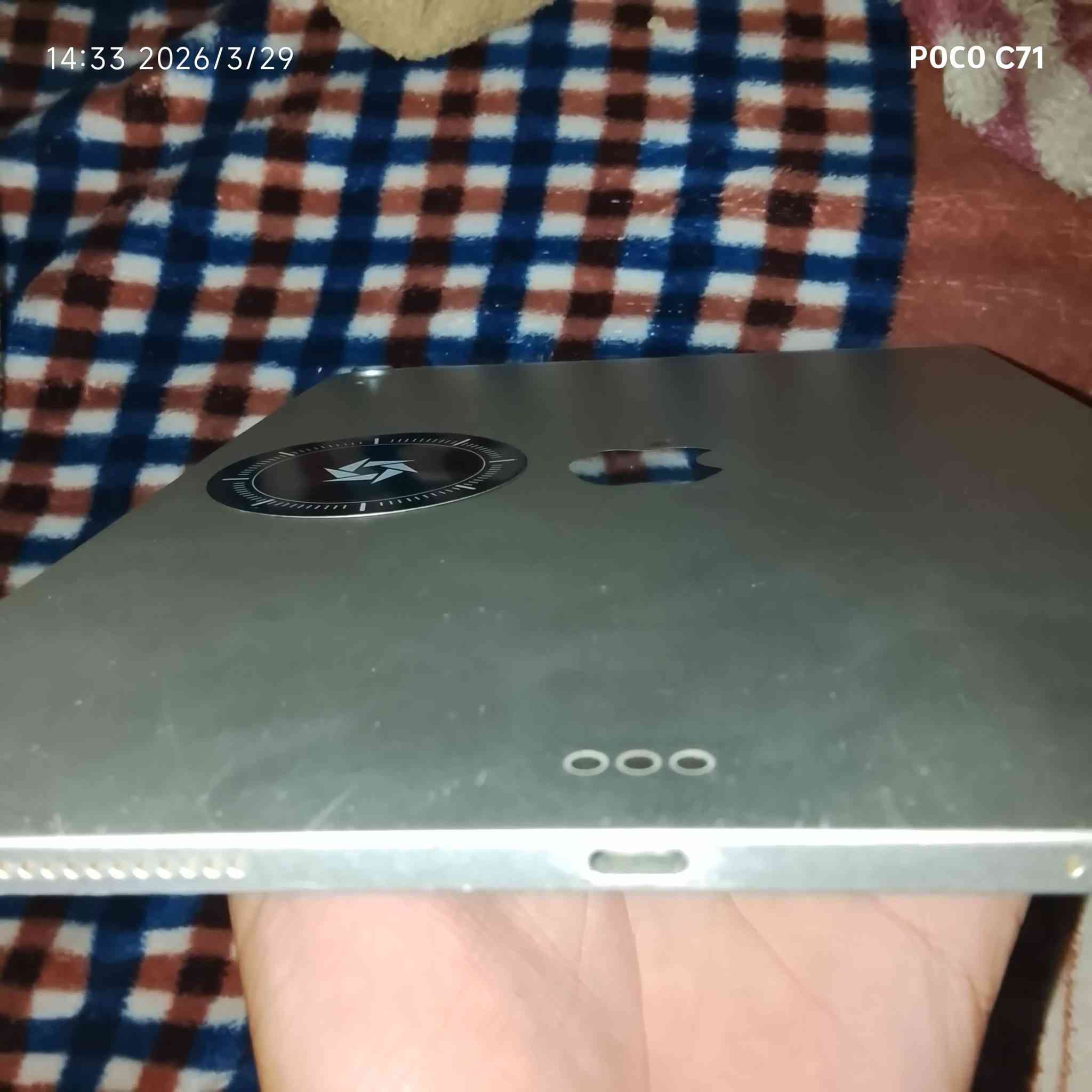 سلام عليكم ورحمة الله وبركاتة 

ايباد برو 2022 

ايباد مفول كلشي ما مبدل بي نضيف 

بي خلل واحد التحديث ابل متوقف علية تكدر تحدثة بل حاسبة ب 10 الف 

يشغل جميع الالعاب بوبجي 120 فريم ماكو حماوة الجهاز مفول من الاخير 

السعر خاص 500 وبي مجال للطيبين 
او مراوس بدراجة تايكر 22/23
المكان ديالى بعقوبة منطقة السادة 
الرقم ***********
