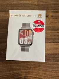 سلام وعليكم ساعة هواوي فيت 4 مستخدمه شهر لون تيتانيوم كامل ملحقات  سعر...