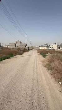 قطعة ارض للبيع مساحة100 جبهه6.250 نزال16 الارض زنجيل  تصير خمسينات ثني...