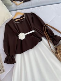 فستان • هوريم دابل تركي • مقاسات ٣٨-٤٨