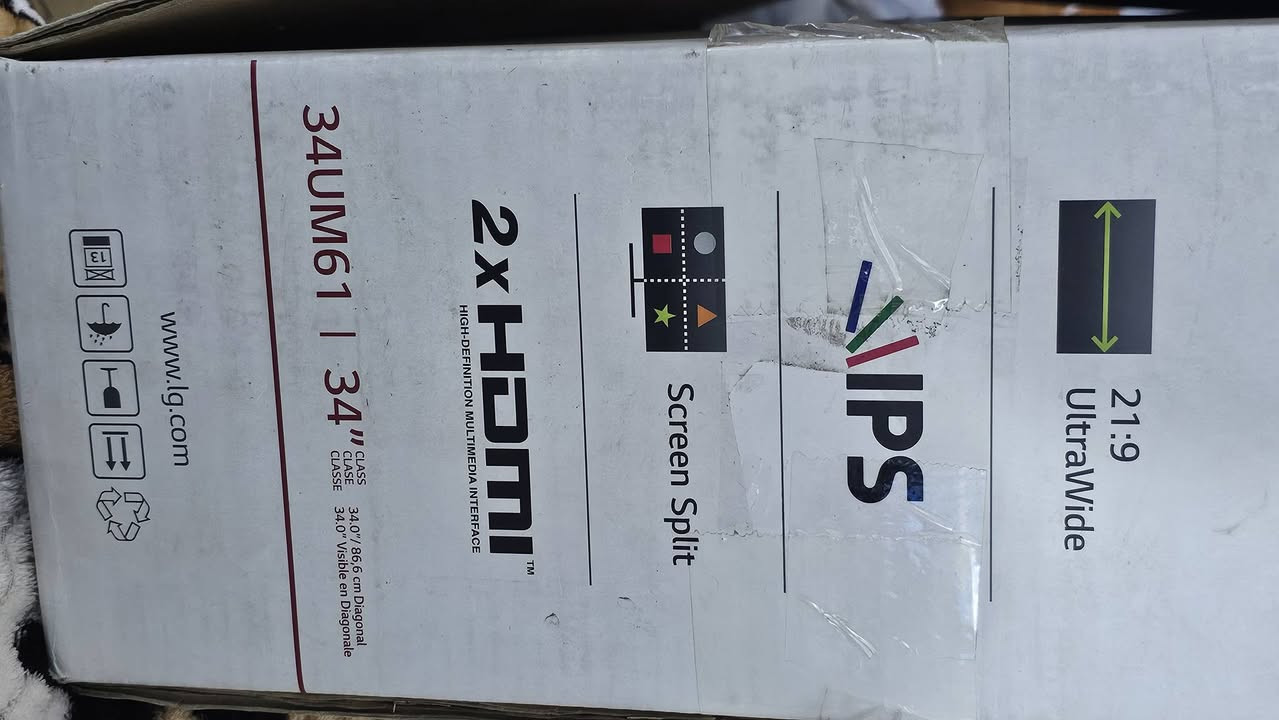 شاشة تفيد جماعة التصاميم ب١٥٠ الف
حجم ٣٤ ips فول اجدي الترا وايد 1080 ×2650  ٦٠ هيرتز وتنكسر ٧٥
مكاني الموصل ومتوفر توصيل محافظات 
واتساب  ***********
