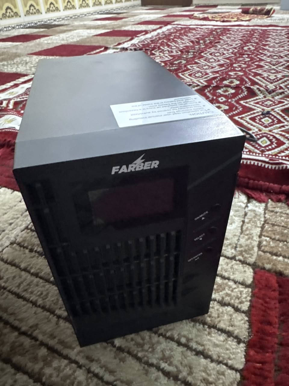 متاح UBS  1500 ملي امبير اون لاين   يشغلك اذا نت 4 الى 5 ايام. اذا كلوبات تربط عليه البيت كلة يشغله . يطول اكثر من 8 ساعات حسب الاستهلاك ماركة مستخدم شي بسيط.  وراوتر اصلي حديث300 متر  وعاكس ينطيك  400 واط جديد بالكارتون  
 مراسله الصفحه او الاتصال***********
