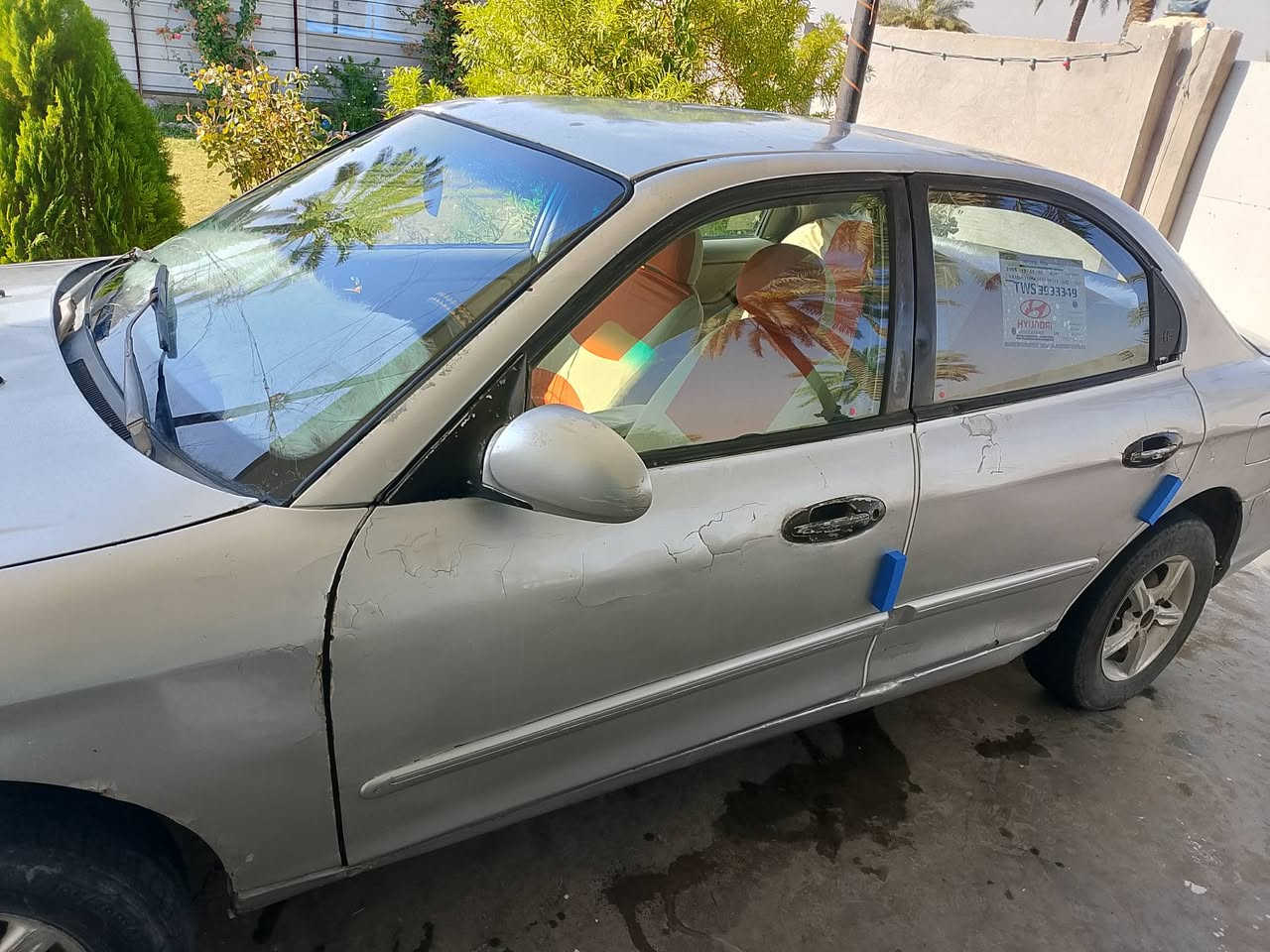 السلام عليكم سوناتا  2000  رقم ديالى تحويل مباشر 
كفالة كير ومحرك 
كلشي واضح بل صور 
وباقي تفاصيل اتصل ودلل 
*********** واتساب فقط 
***********
سعر 27$
العنوان واسط الصويرة
