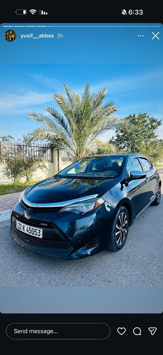 كورلاه 17امريكي محرك  vtسنويه 28اربيل رادر بلادي السعر135 باسمي تحويل مباشر***********
