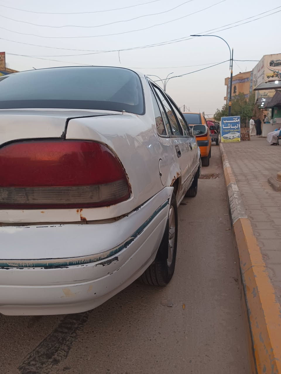 دايو 1996كربلاء رقم نكليزي شرط مداور ثاني يوم سعره 20مكان السياره الرميثه رقم صاحب السياره ***********

