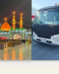 كربلاء المقدسة • كوستر مكيف • قضاء العزيزيه
