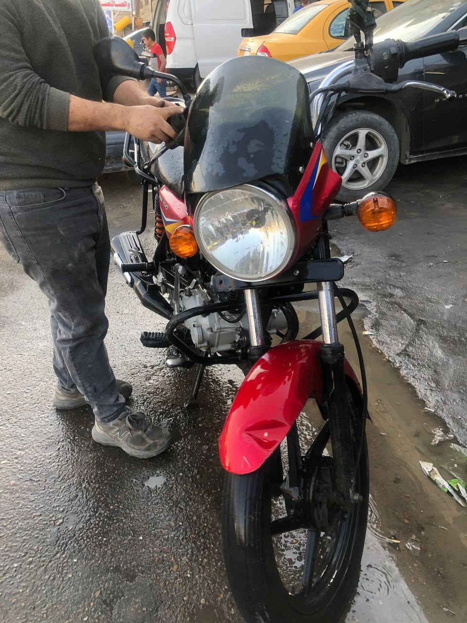 مكلف بالنشر
بوكسر احمر 2021 رقم نكليزي باسمي تحويل ثاني يوم دراجه بيهه خيط تبخير بسيط استخدام شخصي نقصهه قمجي عداد سرعه فقط السعر 1800 
المكان بغداد الجديده،
***********
