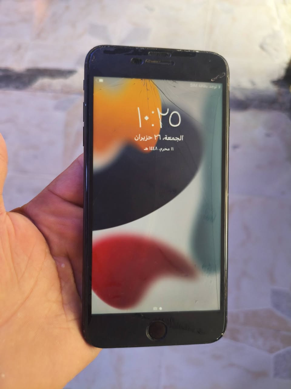 ايفون 7بلاص.
جهاز بلادي شغال على آخر حبايه

بس بي فطور بل شاشه 

بصمه شغاله 

ذاكرة 128

بطاريه 75 

المكان الرمادي 

***********
