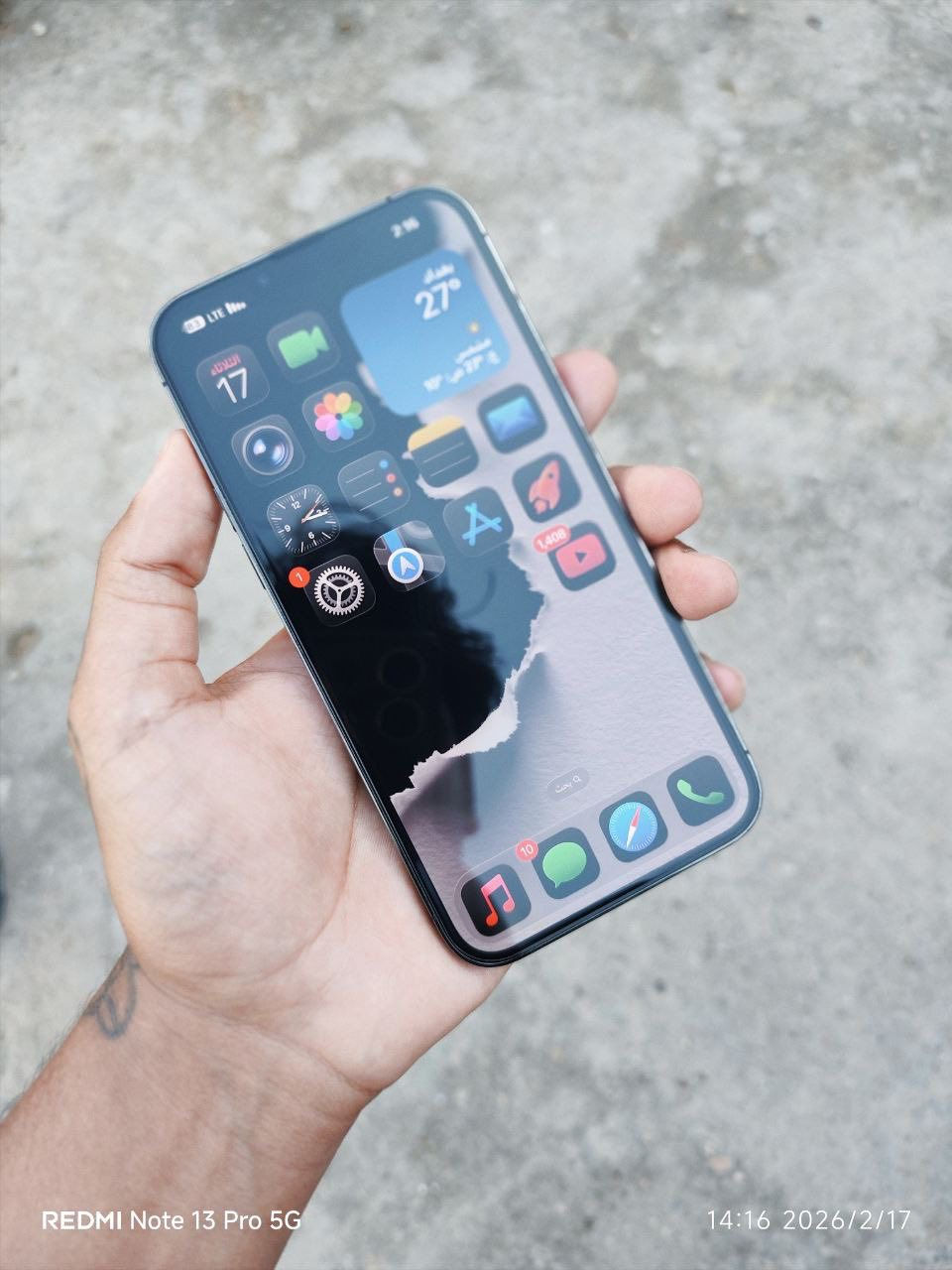 ايفون 13 برو ماكس 
بطارية 98 
ذاكره 256
كامل الملحقات
السعر 750 الف
الجهاز مكفول من كلشي لا مفتوح ولا بطارية معلايه تفحص حاسبة


**إذا كنت صاحب هذا الإعلان وتريد حذفه لأي سبب، رجاءا أرسل رسالة إلى الدعم الفني**