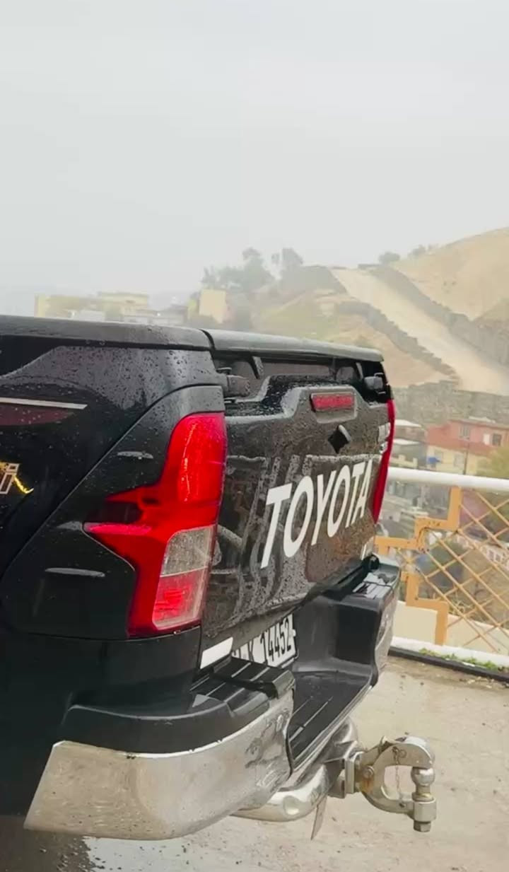 تویوتا هایلوکس مودیل 2018 
گیر توماتیک 
بدون سبغ ، فقط بیها pdr صغیر 
ماشیە 115 الف کیلومتر 
رقم سنویە جدیدە حتی 2029 
تحویل غرامە کل بشرطـ 
*********** اكر, نينوى
