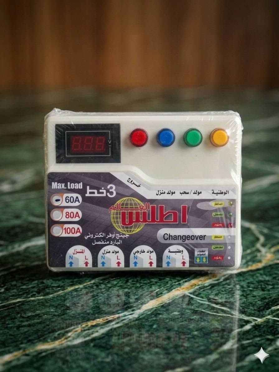 🔌⚡ لا تضيع كهربائك… الحل موجود! ⚡🔌
🔥 أجهزة جنج أوفر إلكتروني – أمان + تنظيم + راحة بالك
🛡️ ضمان 6 أشهر
📍 توصيل داخل ديالى / بعقوبة فقط
📞 ***********

💥 أقوى عرض حالياً:
7️⃣ جهاز تحويل 3 خط – 60 أمبير (حماية وطنية)
💰 مفرد: 45,000 د.ع
📦 جملة: 48,000 د.ع

⚡ أفضل الخيارات:
1️⃣ 40 أمبير – 3 خطوط (حماية)
💰 مفرد: 20,000 د.ع | 📦 جملة: 18,000 د.ع

2️⃣ 40 أمبير – 3 خطوط (بدون حماية)
💰 مفرد: 18,000 د.ع | 📦 جملة: 16,000 د.ع

3️⃣ 40 أمبير – خطين (حماية)
💰 مفرد: 12,000 د.ع | 📦 جملة: 10,500 د.ع

4️⃣ 40 أمبير – خطين (بدون حماية)
💰 مفرد: 8,000 د.ع | 📦 جملة: 7,000 د.ع

🛡️ أجهزة الحماية:
5️⃣ حماية ثلاجة + TV
💰 مفرد: 4,000 د.ع
جملة: 3.250د.ع
6️⃣ حماية مكيف 30 أمبير
💰 مفرد: 7,000 د.ع | 📦 جملة: 6,000 د.ع

🚚 توصيل سريع داخل بعقوبة
📲 احجز الآن قبل نفاد الكمية

🔥 عرض محدود – الحق قبل ما يخلص!
