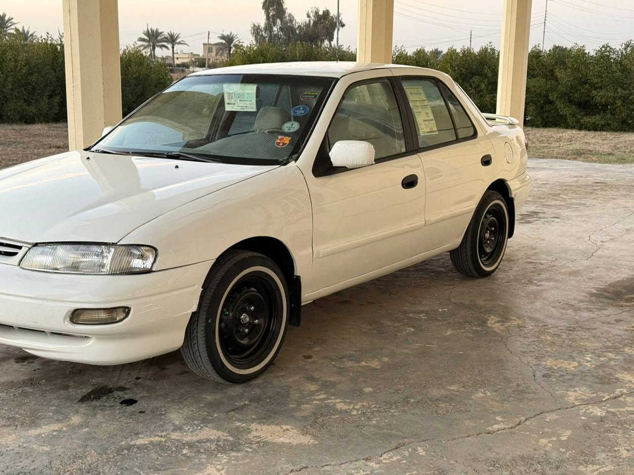 السلام عليكم..
كيا سيفيا للبيع. 
موديل 96. 
رقم بغداد.
مشروع وطني سنويه ل28. 
كير محرك خير من الله. 
صدر جديد. 
تخم تاير جديد. 
كهربائيات كلها شغاله. 
السياره جاهزه من كل النواحي. 
مصبوغه حزام قماره بلاديه.
38 وبيها مجال لطيبين..
***********
