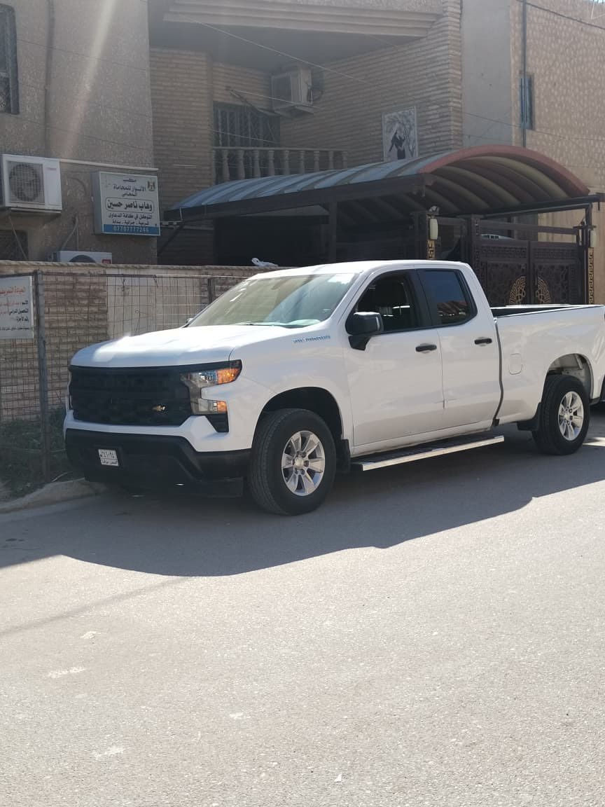 صلي على الحبيب المصطفى صلى الله علية واله وسلم

Silverado
🚗 للبيع: شيفروليه سلفرادو 2023

رقم الهيكل (VIN) الذي قدمته: 1GCRAAEDXPZ316758 يعود إلى مركبة شيفروليه سيلفرادو 1500 موديل 2023. إليك بعض التفاصيل الرئيسية المتعلقة بها:

🛻 تفاصيل السيارة:
 • الشركة المصنعة: Chevrolet
 • الطراز: Silverado 1500
 • سنة الصنع: 2023
 • نمط الهيكل: شاحنة بيك أب (Crew Cab/Regular Cab حسب النسخة)
 • الدفع: دفع خلفي (RWD)
 • المحرك: 5.3L V8 (أو حسب النسخة، يمكن 
 • بلد التصنيع: امريكا 
 • نوع الوقود: بنزين 
• السيارة دخول جديد – بدون رقم وصلت للعراق ٢٥/٥/١  
• تترقم في جميع المحافظات العراقية
 موجوده في الدوره شارع ٦٠ بغداد السعر ٢٤٥ ورقة علما السياره في امريكا كانت مالتي سياره جديده ،  الاتصال على هذا الرقم 
  رقم الموبايل ***********

📞 للتواصل: ***********
