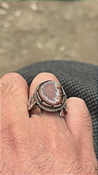 عقيق صمصام منقوش المثمن السليماني صياغه ثقيله فضه الف عراقيه يدويه   ت...