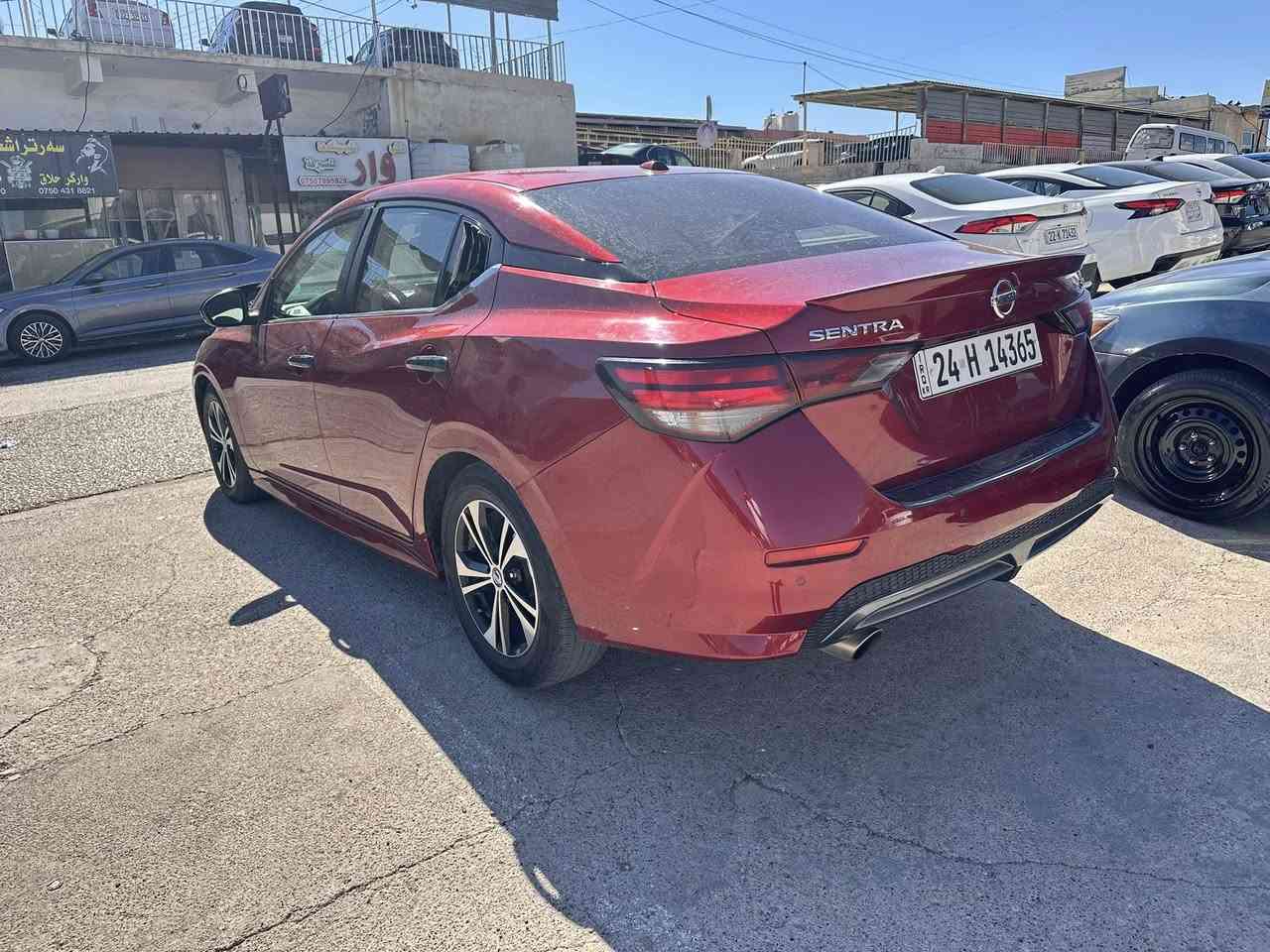 Nissan sentra 2021 SR 
بدون ظرر بدون سبخ صور ورقم الشاصي مرفق مع صور المنشور السياره بدون ايرباك بدون تعديل كير محرك تحويل غرامات شرط السعر 114$ ***********
