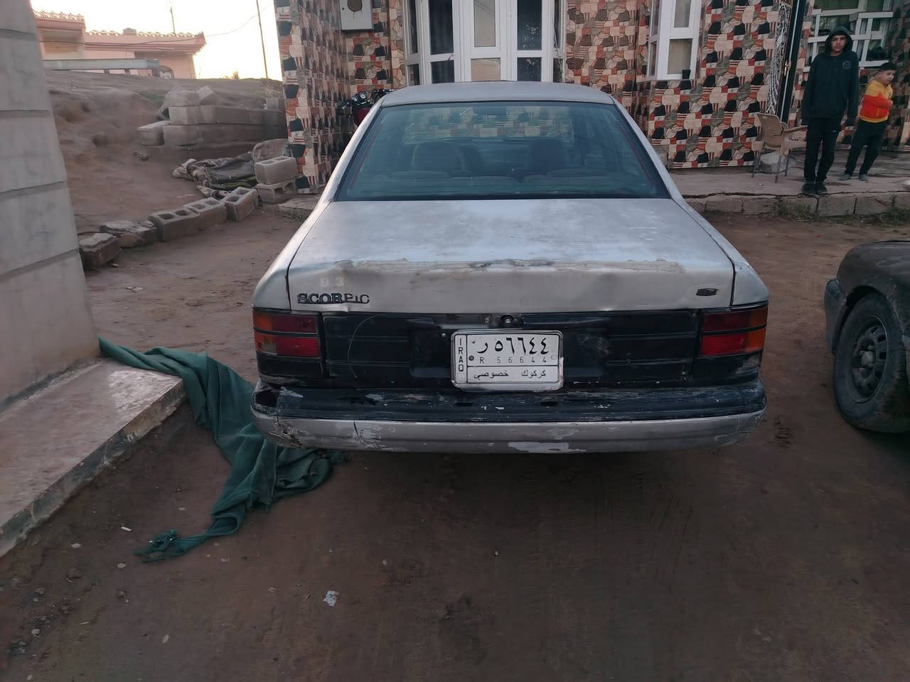 السلام عليكم فورد سكوربو رقم الماني كركوك سنويه خضره محرك اربعه سلندر  كير خير من الله صدر تواير زينات بيع مراوس حسب القناعه واذا مقدمه زينه معا ضمانات هم حاضر الرقم ***********
