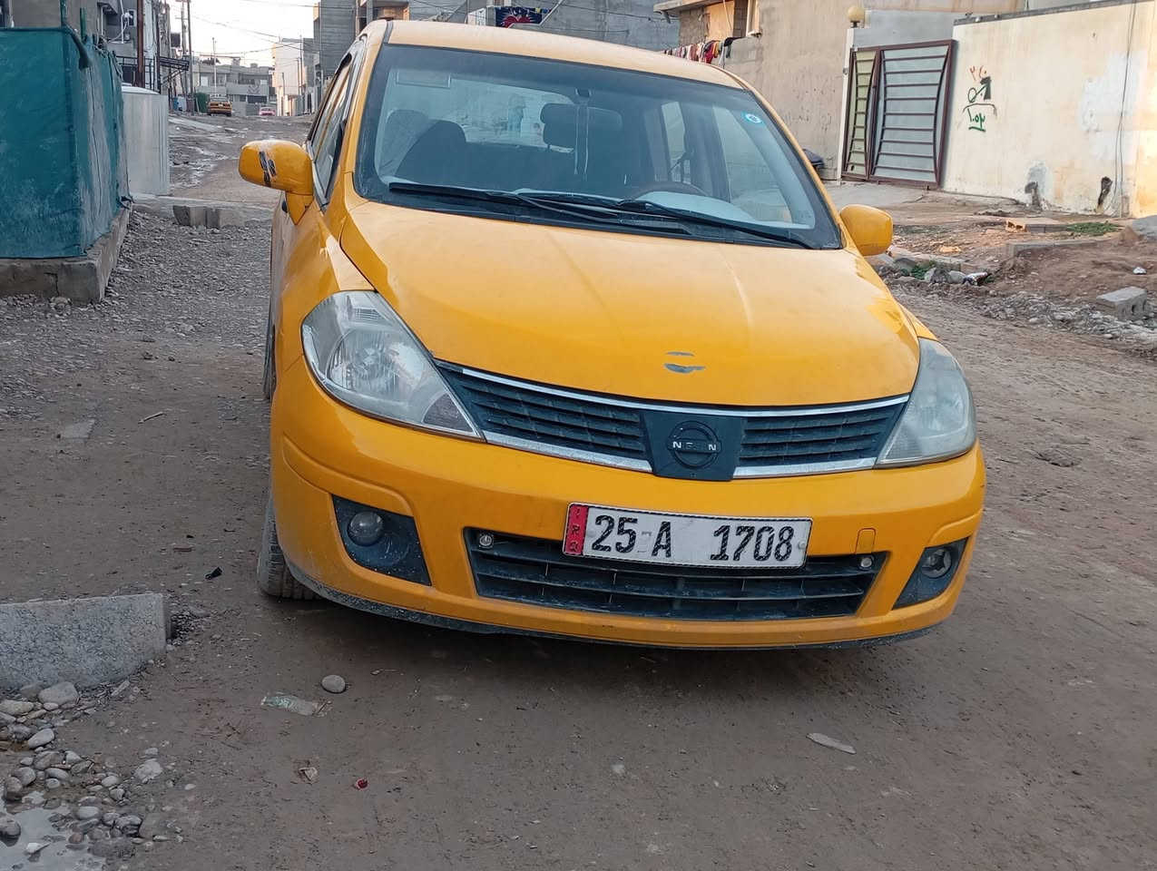 نيسان فيرسا ٢٠٠٩ كركوك انكليزي لل٢٠٣٠ شرط تحويل وكاله دفتر بانزين كهربائيات شغاله علبلاد.تايرات جدد ظرر بابين تبديل سكن والخلف وبيه بدوسه معجون وحك شبر بتكمه جهت السكن بيه تصفيات شرط لا كص ولا كلب.صدر٨٠بل٪محرك بي بخار والكير بي عته بس نمره الواحد اذا تمشي بدون كبس اعتيادي ينمر.و ينزل من سعرها الكير والمحرك سعر٦٣وبيه مجال.***********
