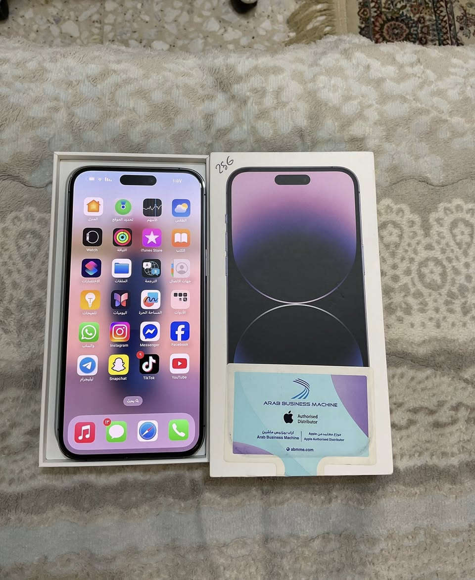 14 برو ماكس ذاكرة 256 بطاريه 88
جهاز مكفول جداً نضيف بلادي على الفحص 
عربي شرق اوسط 
سعر 865
بغداد ***********
