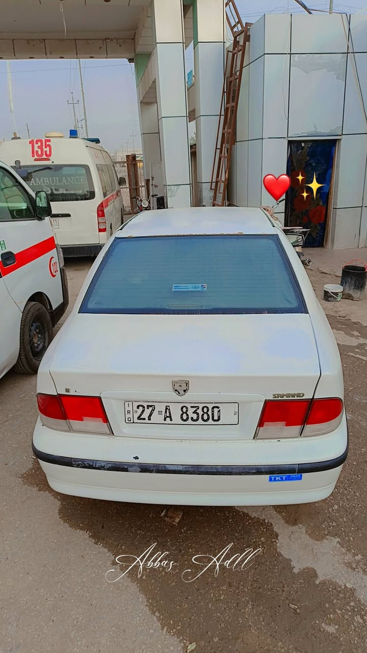 سمند موديل ٢٠١١
رقم ذي قار انكليزي بسمي. تحويل 
سياره خير من الله جاهزه من كل النواحي مكفوله من الضربه
تخم تاير وحداديه وكهربائيات وتبريد 
منضومه زينون 
مكينه صار شهر من شديتها فرنسي 
مكان السياره ناصريه مركز 
السعر ٤٦وبيها مجال

***********
