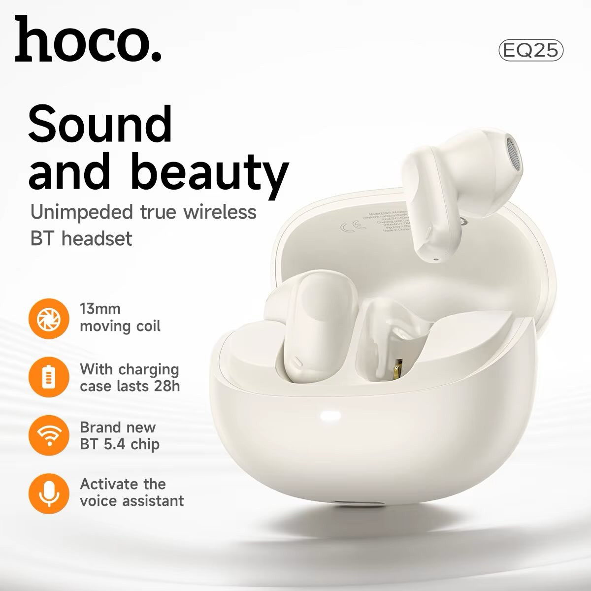 ⁨ سماعات HOCO Pure Sound
سعر السماعة 16 الف
مواصفات السماعة
متوفرة بثلاث الوان
اتصال بلوتوث(اتصال سريع وثابت) 
تدعم المكالمات والموسيقى
ميكروفون مدمج للمكالمات
تحكم باللمس (تشغيل / إيقاف / تغيير الأغاني)
مدى الاتصال: حتى 10 متر 
تشغيل ساعات طويلة استخدام متواصل
وقت شحن سريع (حوالي 1–2 ساعة)
صوت واضح ونقي
مناسب للمكالمات والموسيقى اليومية
دعم مساعد صوت
تعمل على جميع أجهزة أندرويد وآيفون⁩


**إذا كنت صاحب هذا الإعلان وتريد حذفه لأي سبب، رجاءا أرسل رسالة إلى الدعم الفني**