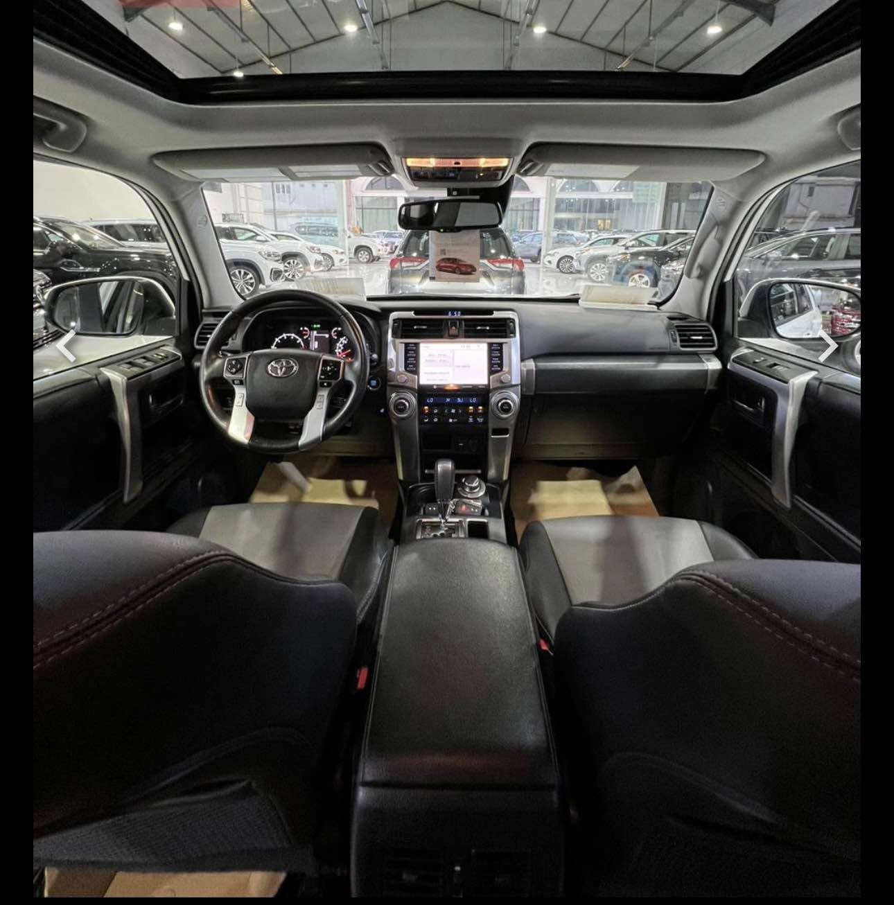 Toyota 4 Runner 2020
ماوەی رۆشتن : ٩٤،٠٠٠کم
پارچە : تەنها ساردەکوتی هەیە  لە وینەکە ی سۆنەر دیاری کراوە 
مواسەفات : ٣ ریز کوشن ، فول مواسەفاتی SR5 , دبل اکسل ، کوشن هیتر ، 
*********** 
نرخ : 345$
سەیارەکە بێ مەسروفە  ٤ تاییەی نوێی بۆ بەستراوە أربيل, العراق
