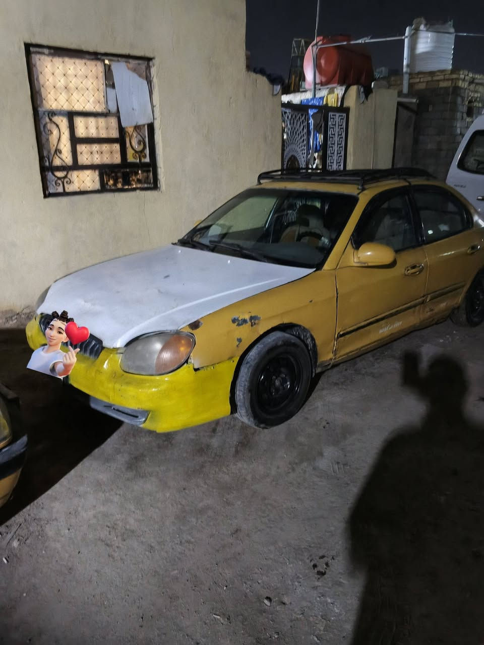 سوناته موديل 2000
تخم تاير جديد
مكينته نضيف مامفتوحه كابريتر
كير عادي 
مصفره هيئه ربط وكاله  
السعر 17وبيه مجال رقمه قادسيه
أي تفاصيل خاص عنوان ناصريه المركز
رقم  ***********
