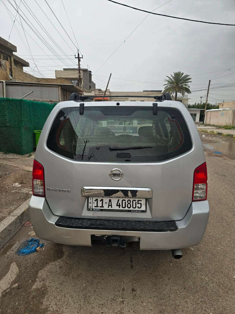 🚗 للبيع – نيسان بايفندر 2007
* اللون: رصاصي
* قير: أوتوماتيك
* السيارة باسمي وجاهزة لنقل الملكية.
* بيها قطع صبغ بسبب أثر جراد.
* المحرك يحتاج تبديل كازكيت.
* البيع على عطلة وبحالتها الحالية.
* السعر المطلوب: 61 ورقة (61,000 دولار)، قابل للتفاوض بالمعقول للجادين فقط.

📞 للتواصل:***********
