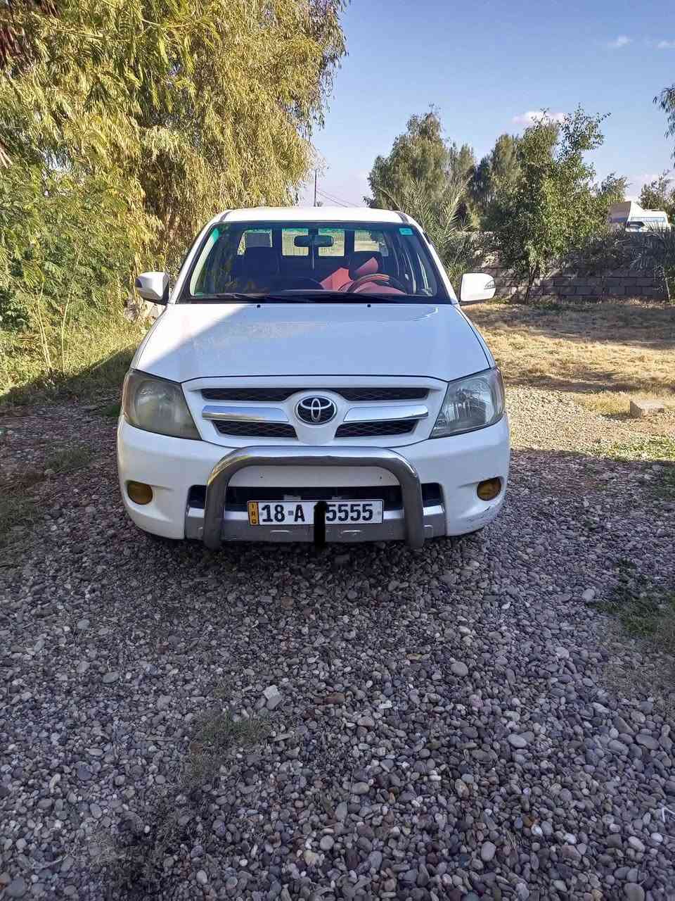 السلام عليكم هايلوكس للبيع موديل 2008 فلاحي رقم بابل   مميز مشروع وطني الرقم انكليزي بأسمي تحويل  مباشر  كفالة عامة 
ملاحظة شخطات  بيها بسيطات 
 العنوان سامراء 
للاستفسار ***********
