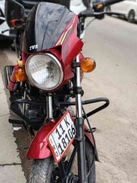 دراجه تي في اس  رقم وسنويه  جديده ومرتبه  ونضيفه فقد امفيلسه الدراجه ج...