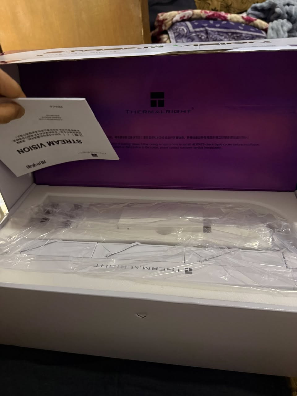 للبيع Thermalright Stream Vision 360 White مبرد مائي للمعالج
للبيع Thermalright Stream Vision 360 White مبرد مائي للمعالج
 شاشة LCD ملونة 3.5′′ لعرض الحرارة والمعلومات
راديتر 360mm + 3 مراوح عالية الأداء
تبريد ممتاز للمعالجات القوية
مناسب للـ Gaming و Workstation
متوافق مع Intel & AMD
 حالة: ( جديد/)
 السعر: (200)
عنوان بصره جمهوريه ***********
