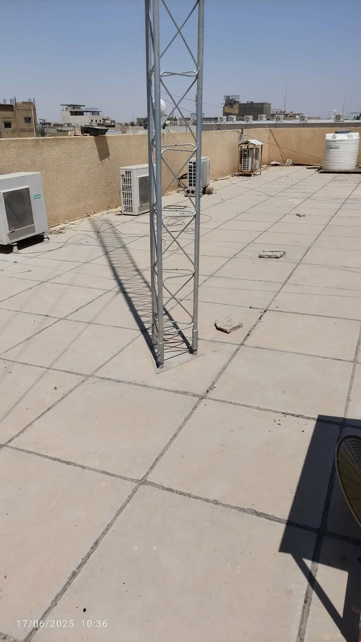 تحية طيبة إلى جميع وكلائنا الأعزاء.. 🌹
نود إعلامكم بقائمة أسعار الخدمات الفنية الخاصة بنا، لضمان استقرار شبكاتكم وتقديم أفضل أداء لمشتركيكم: ويتوفر حديد كافه الأحجار 

✅ نصب البرج: 100,000 دينار.
✅ تفصيخ البرج: 100,000 دينار.
✅ تضبيط وصيانة: 75,000 دينار.

نحن ملتزمون دائماً بتقديم عمل متقن وبأسرع وقت ممكن لضمان جودة الخدمة. 📡💪

للتنسيق والطلب، يرجى التواصل معنا عبر المراسلة أو الاتصال..***********
