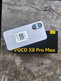 بوكو X8 برو ماكس • شاشة AMOLED ١٢٠ هرتز • بطارية ٨٥٠٠