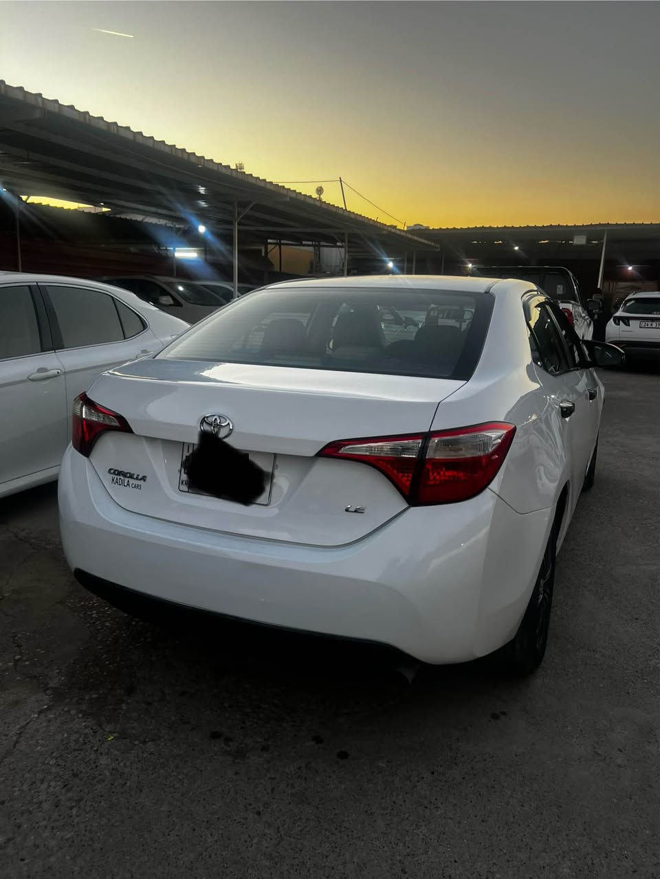 كرولا ٢٠١٤ (شركة أمريكي)
بدون دعم بدون صبغ 
مواصفات Le
سعر ١٣٧ مجال
رقم ***********
العنوان دهوك Singapore
