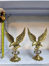 نسر عدد ٢ نحاس وكرستال مكاني بغداد 07739232310 يوجد توصيل