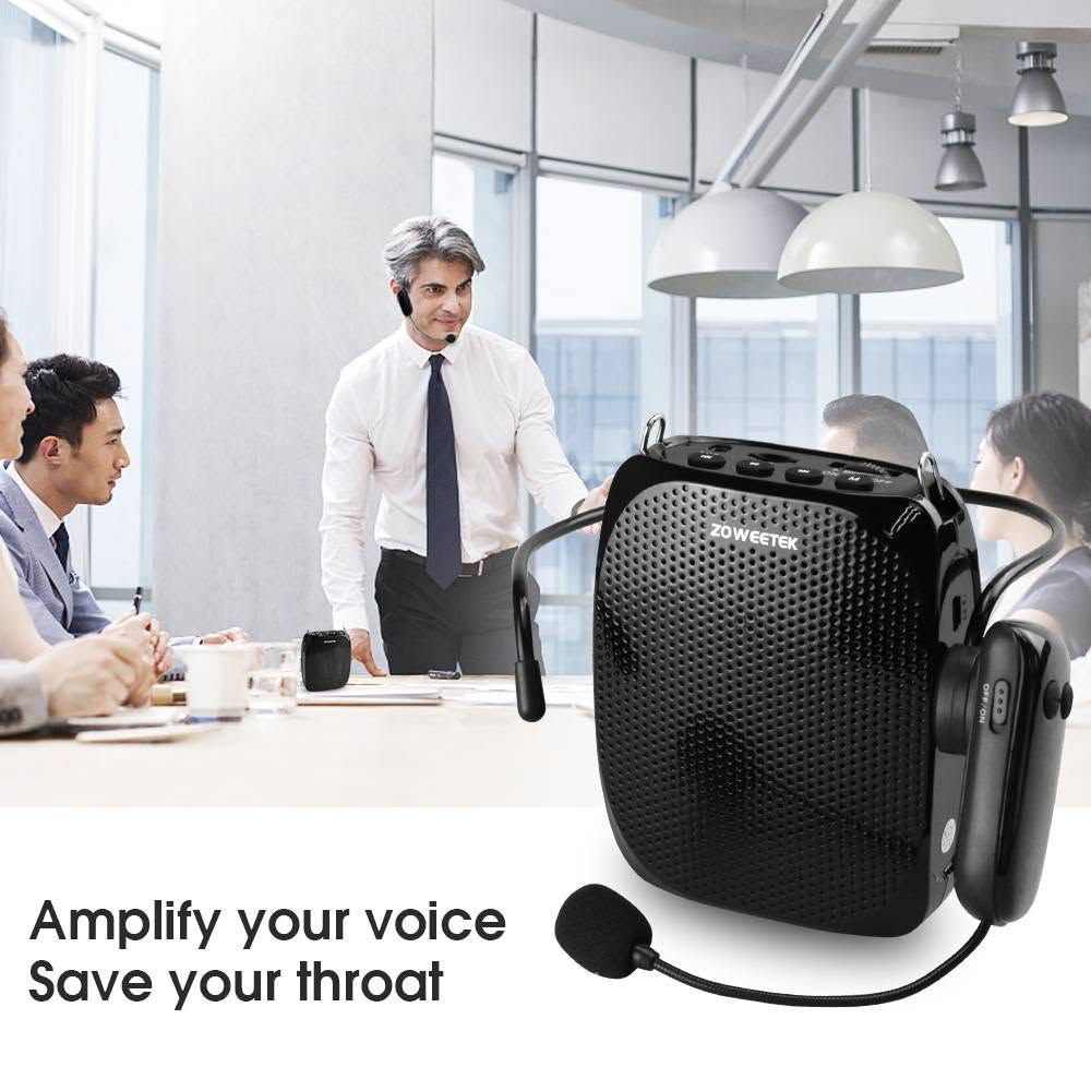 مضخم الصوت المحمول الأصلي ZOWEETEK (Zoweetek Voice Amplifier) يظهر في الصورة المرفقة.الاستخدام: يعمل كمكبر صوت شخصي محمول ومشغل MP3.الفئة المستهدفة: مثالي للمعلمين، المدربين، المرشدين السياحيين، لتعزيز وتضخيم الصوت دون إجهاد الأحبال الصوتية.المميزات: يدعم بطاقات الذاكرة (Micro-SD) وذاكرة الفلاش (USB) ومزود بمدخل AUX.الملحقات: يأتي عادةً مع ميكروفون للرأس وحزام للخصم أو الرقبة. بسعر  10 الف فقط


**إذا كنت صاحب هذا الإعلان وتريد حذفه لأي سبب، رجاءا أرسل رسالة إلى الدعم الفني**