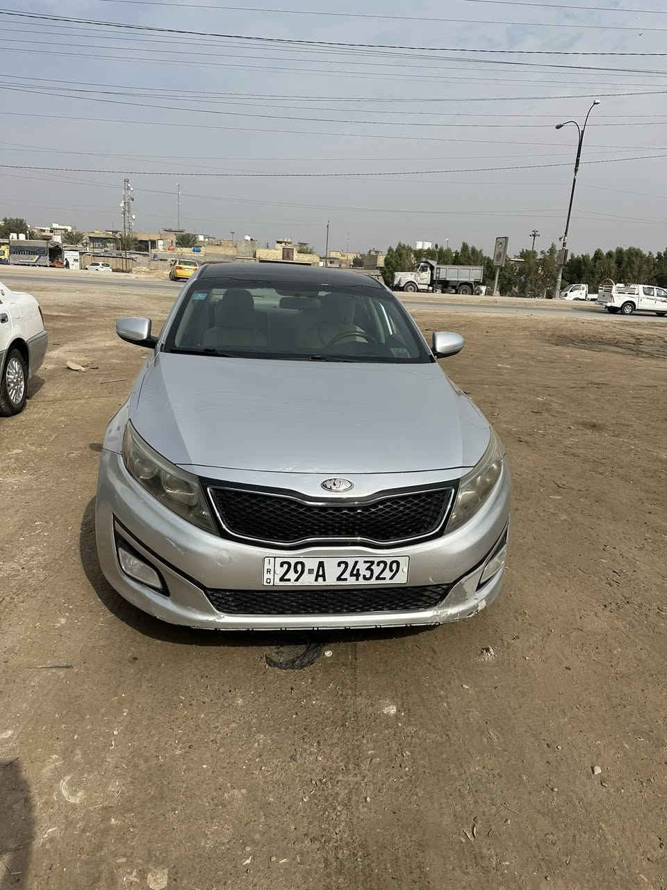 KIAاوبتيما
موديل 2014 وارد امريكي حادثهة مبين بل صور وسونار 
رقم واسط السعر 125$ مكانهة بغداد 
***********
